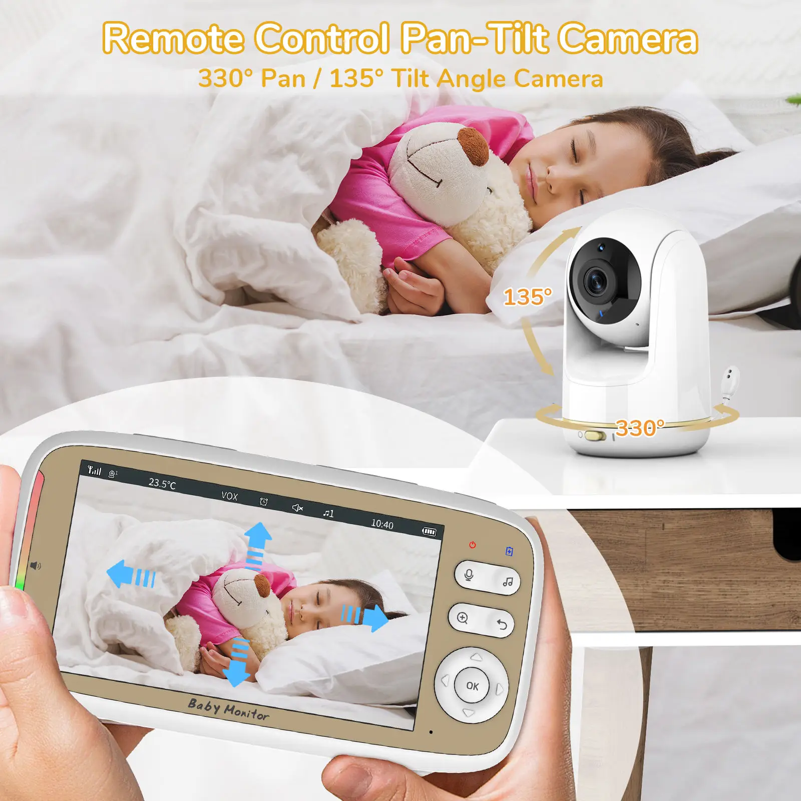 VB803 PRO Baby Monitor with 2p - Home Cinema Wireless 评论和价格