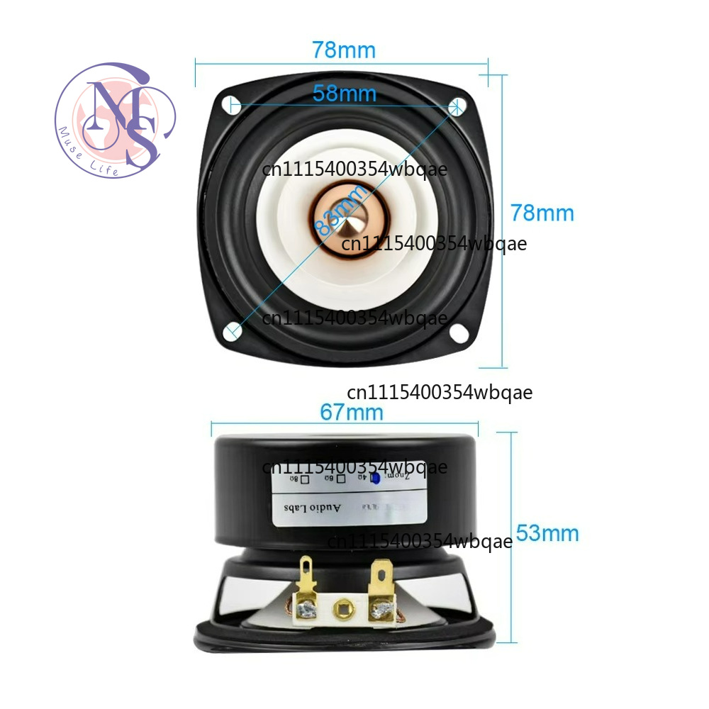 ZOCI-2Pcs 3Inch Audio Portable - Audio Home Cinema 评论和价格
