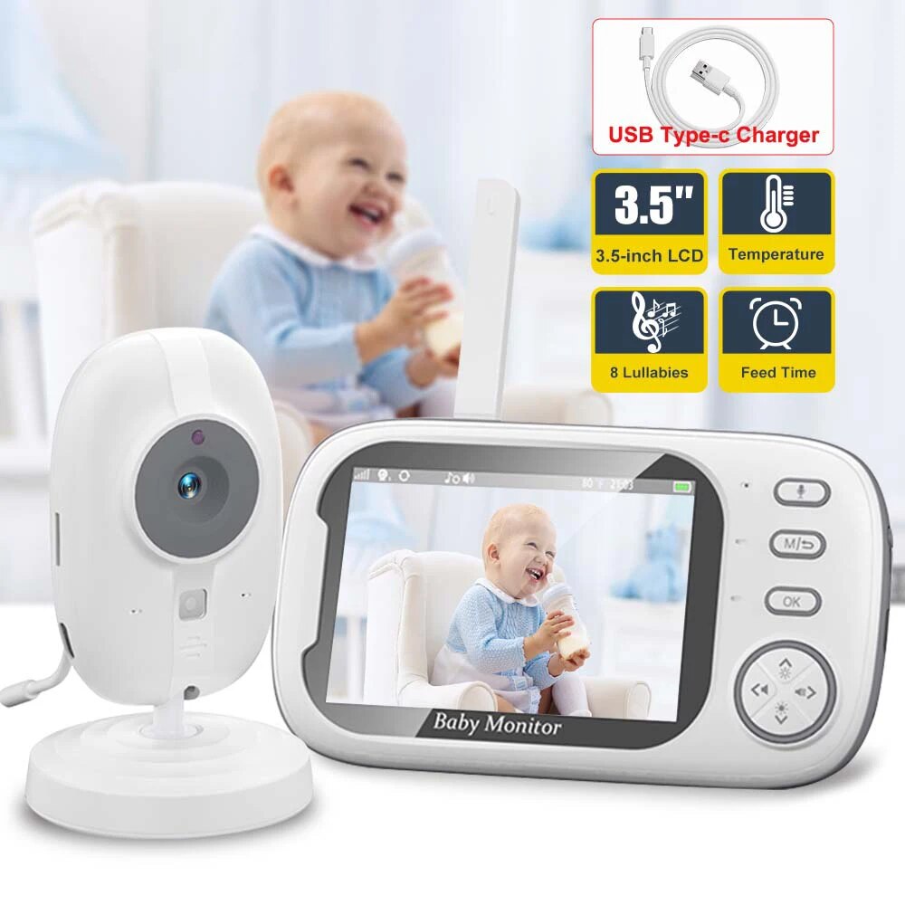 3.5'' Video Baby Monitor 2.4G  - Home Cinema Wireless 评论和价格