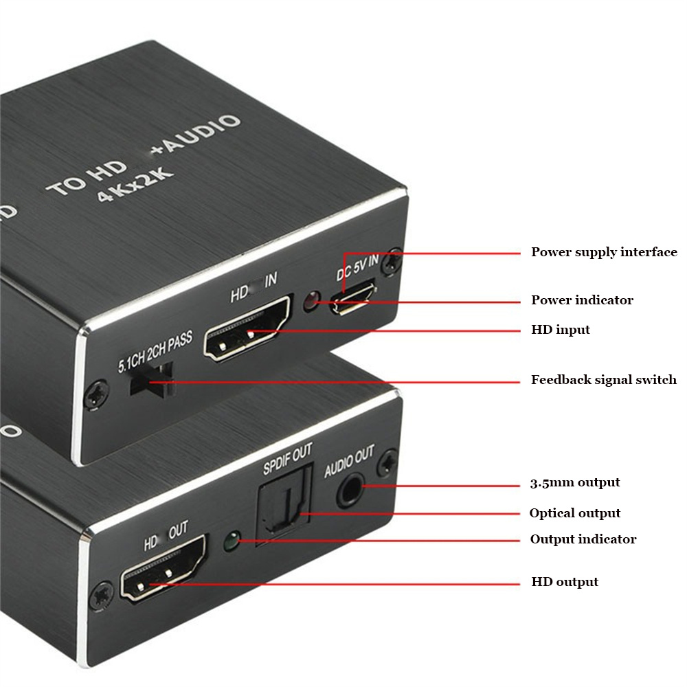 HDMI-Compatible Audio Extracto - Home Cinema Tv 评论和价格