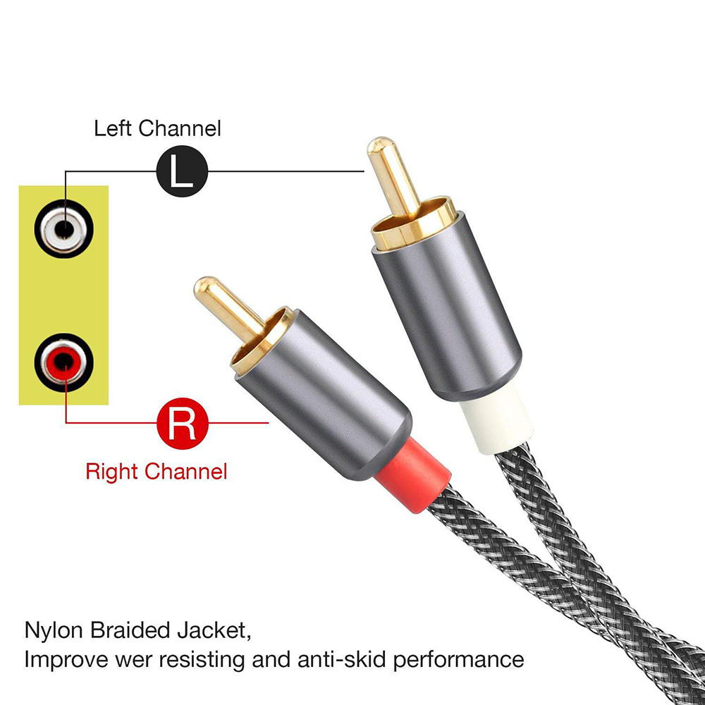 2RCA To 2 RCA Male To Male Aud - Home Cinema Tv 评论和价格
