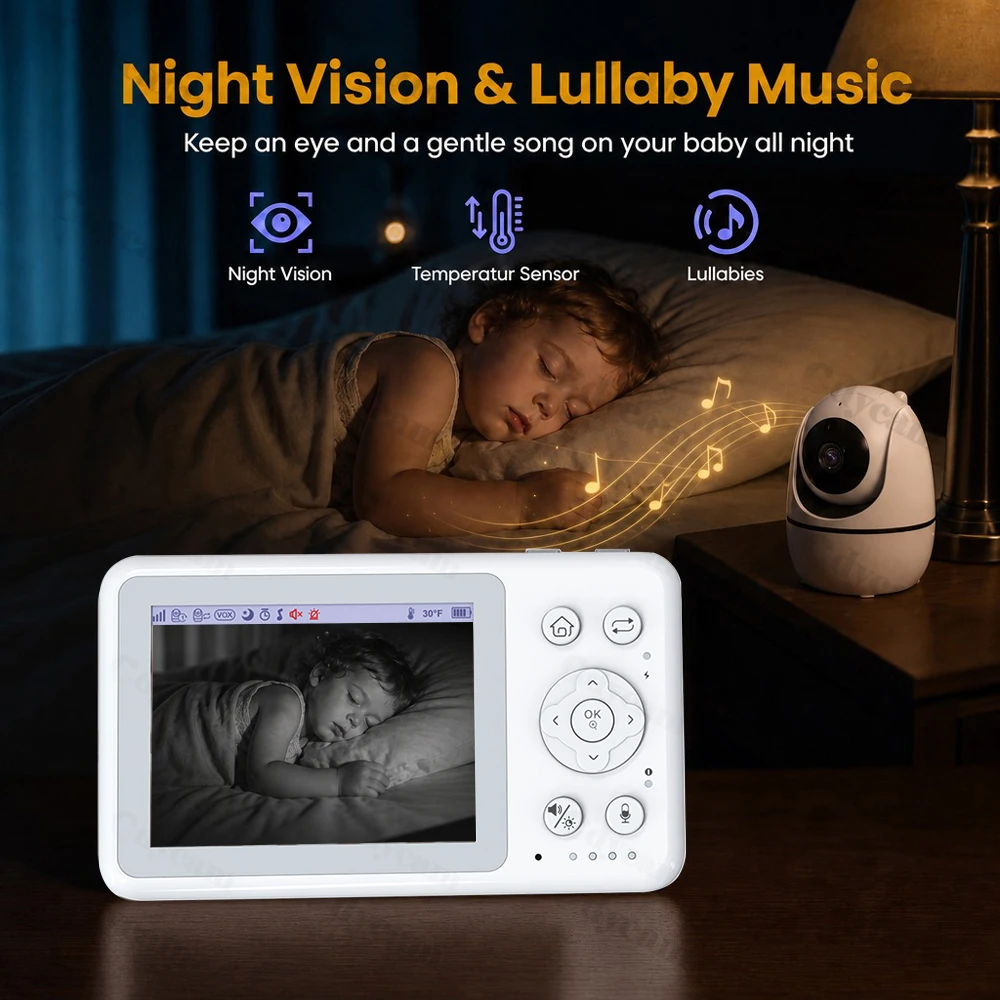 3.2Inch Video Baby Monitor LCD - Home Cinema Wireless 评论和价格